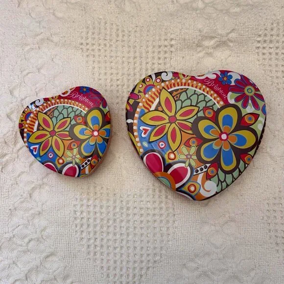 Brighton Tins (2) - 1Large; 1small - Flowers - Picture 1 of 5